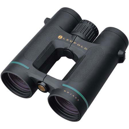 Leupold 8 x 42mm Mojave Green Ring Series Water Proof Roof Prism Binocular with 6.5 Degree Angle of View, Black image
