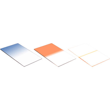 Lee 4x6" Twilight Resin Filter Set (Graduated - Hard Edge - S Twilight BLue, Graduated Mohogany #3, Thin Coral Stripe)