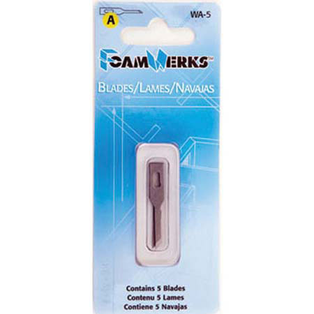 FoamWerks WA-5 Replacement Blades for the Circle Cutter and V-Groove Cutter Foam Tools, Pack of 5
