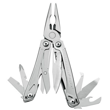 Leatherman Wingman Tool in Gift Tin, Stainless Steel Body, 14 Tools