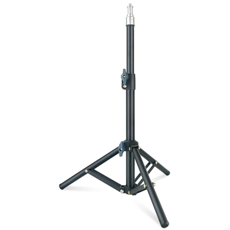Linco 6 Foot Photo Video Spring-Cushioned Steel Light Stand, Black