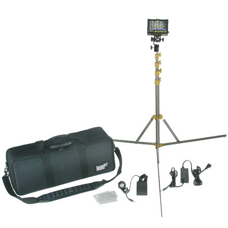 Lowel Blender 120-240V LED 1-Light Kit with Sony Camcorder Battery Sled