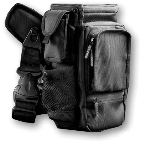 Boda Dry Jr Fully Weatherproof Ballistics Cordura Lens System Case (6.5" x 6" x 11") - Holds 2-3 Lenses &amp; Accessories - Black image