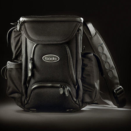Boda V3 Lens Bag, Plum - Holds 4-5 lenses, flash equipment, 24 media cards, batteries, cell phone, water bottle &amp; more image