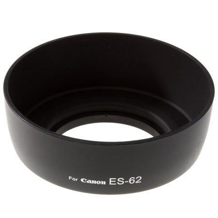 Adorama Dedicated Lens Hood for Canon with Hood Adapter for EF 50mm f/1.8 II Lens (ES-62) image