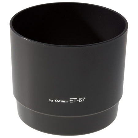 Adorama Dedicated Lens Hood for Canon EF 100mm f/2.8 USM (ET-67) image