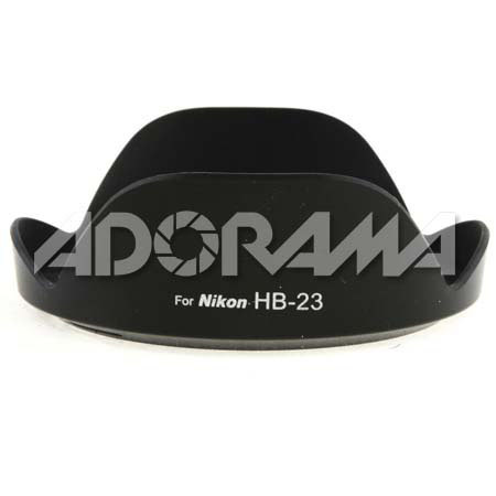 Adorama Dedicated Lens Hood for Nikon 12-24mm f/4G, 17-35mm f/2.8D AF-S &amp; 18-35mm f/3.5-4.5 D-AF Lens (HB-23) image