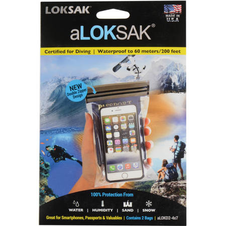UPC 757791002477 product image for LokSak aLOKSAK 4X7"  Resealable Storage a Bags (2-pk) Clear | upcitemdb.com
