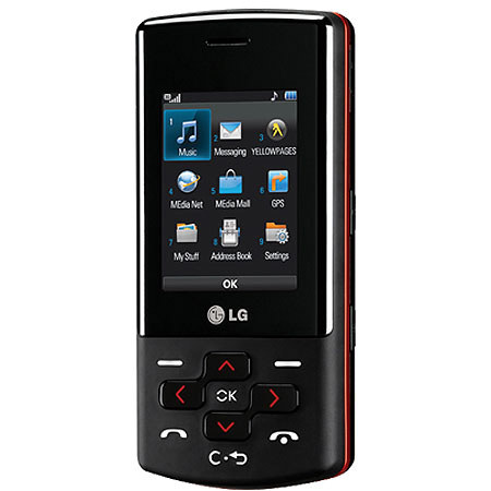 LG CF360 Locked Cellular Phone with 1.3 Megapixel Camera for AT&amp;T, GSM Technology, Red image