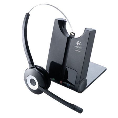 Logitech BH940 Wireless Mono DECT Noise Cancling Microphone Headset, Microsoft Lync Comparable