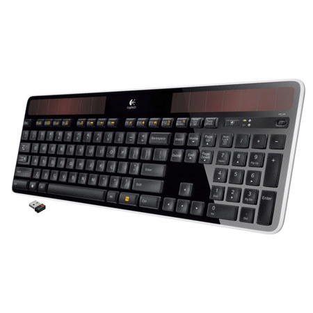 Logitech K750 Wireless Solar Keyboard, USB Interface