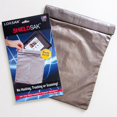 LokSak SHIELDSAK RF Scanning Protection Pouch for Tablets, 8.1x10.5