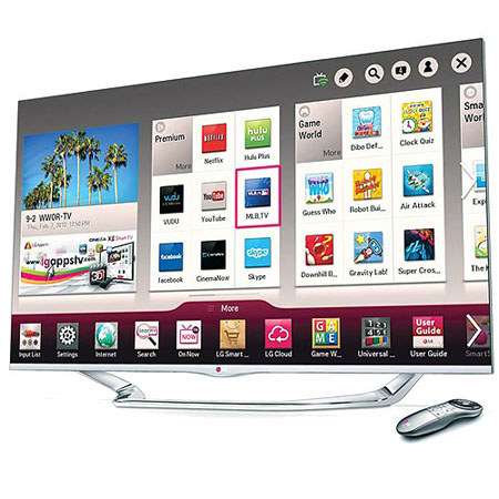 LG 47" Black LED 1080P 240Hz Cinema 3D Smart HDTV - 47LA7400