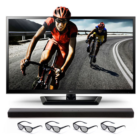 LG Electronics 55LM4700 55" LED LCD Cinema 3D TV with Sound Bar