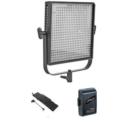 Litepanels 1x1' LED 5600K Bi-Focus Light - Bundle - with LitepanelsGold Mount Adapter Plate , Anton Bauer Hytron 50 Digital Battery