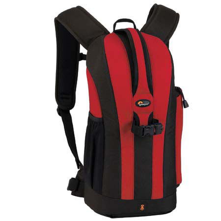 Lowepro Flipside 200 Digital SLR Backpack, Water Resistant with Removable Accessory Pouch, Red image