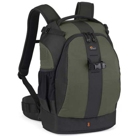 Lowepro Flipside 400 AW Backpack with All Weather Cover &amp; Hypalon SlipLock Loops, Pine Green/Black image
