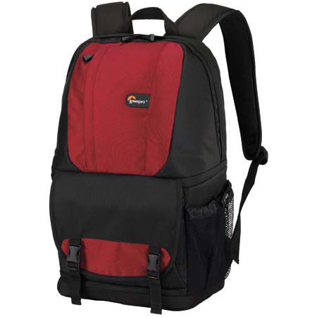 Lowepro Fastpack 200 Digital SLR Backpack, Water Resistant &amp; 180-Degree Access Panel, Red image