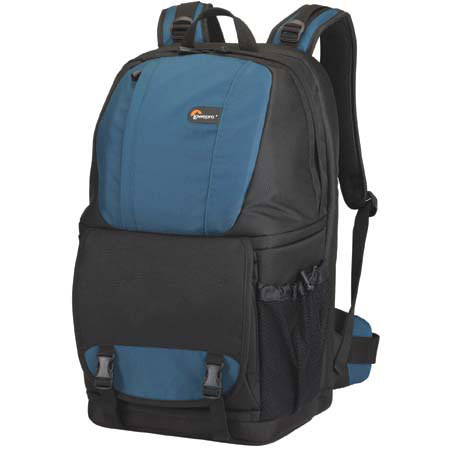 Lowepro Fastpack 350 Digital SLR &amp; Widescreen Notebook Backpack, Water Resistant &amp; 180-Degree Access Panel, Arctic Blue image