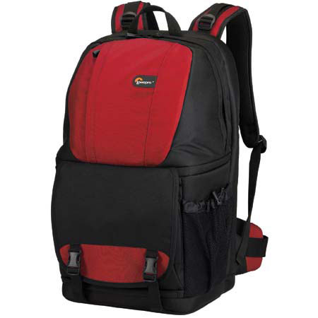 Lowepro Fastpack 350 Digital SLR &amp; Widescreen Notebook Backpack, Water Resistant &amp; 180-Degree Access Panel, Red image