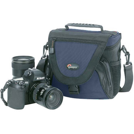 Lowepro Nova 2 AW All-Weather Compact 35mm SLR Camera Bag, Navy. image