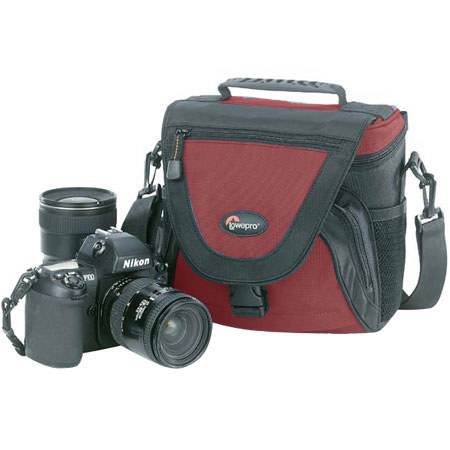 Lowepro Nova 2 AW All-Weather Compact 35mm SLR Camera Bag, Red. image
