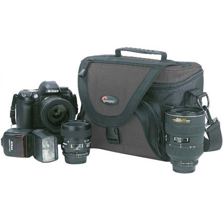 Lowepro Nova 3 AW All-Weather Compact 35mm SLR Camera Bag, Gray. image