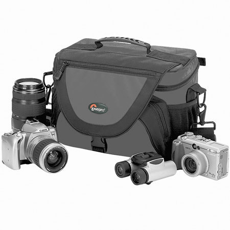 Lowepro Nova 4 AW All-Weather Medium Sized 35mm SLR Camera Bag, Gray. image