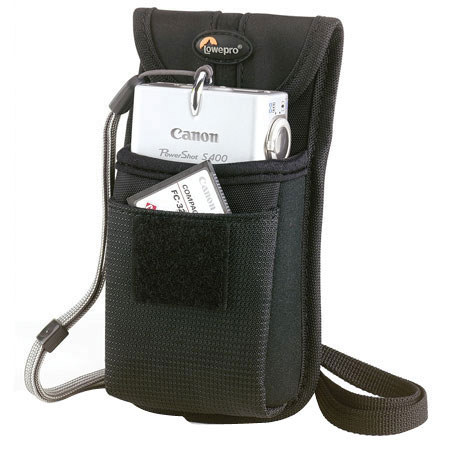 Lowepro Rezo 15 Camera Pouch for Compact Digital or 35mm Point-n-Shoot Cameras, Black