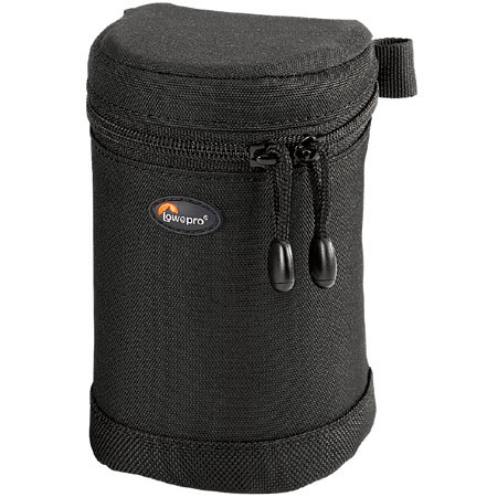 Lowepro Lens Case 1N, with Stacking Divider, 5" high x 3" diameter, Black. image