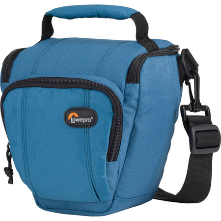 Lowepro Toploader Zoom 45 AW Bag for D-SLR Camera with Attached Lens (up to 18-55mm f/3.5), Sea Blue image