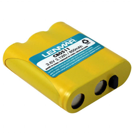 Lenmar Battery for Cordless Phone Equivalent Panasonic P-511, 3.6v 850mAH image