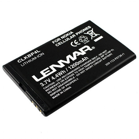Lenmar CLKBP4L Lithium-Ion 3.7v / 1200mAh Battery, Fits Nokia E71x, E71, N97, 6650