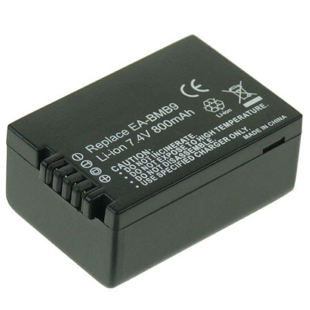 Lenmar No Memory, Lithium-ion 7.2v, 1000mAh Replacement for Panasonic DMW-BMB9 Camcorder Battery