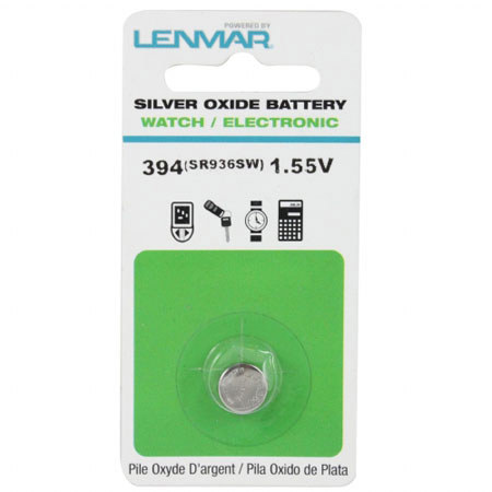Lenmar WC394 Silver Oxide Battery 1.55V / 70 mAh - Replaces SR936SW Watch Battery