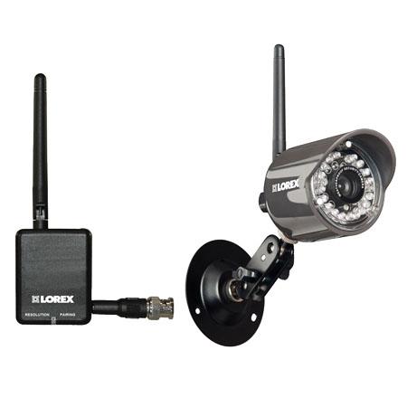 Lorex LW2110 Wireless Digital Security Camera System with 640x480 VGA Resolution, 60' Night Vision Distance