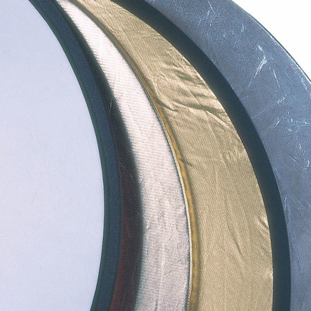 Lastolite 48" 5 In 1 Bottle Top Reflector Kit - Diffuser with Gold/White & Sunfire/Silver Bottle Top