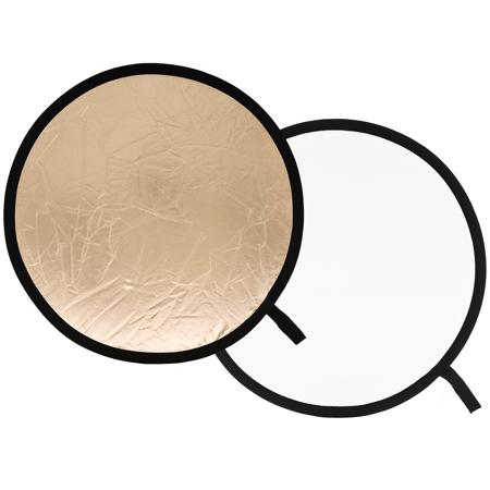 Lastolite 38" Circular Collapsable Disc Reflector, Sunfire / White image