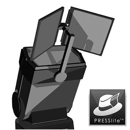 PRESSlite Vertex Light Modifier, for any Portable Shoe Mount Electronic Flash image