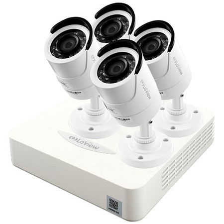 UPC 849897001932 product image for LaView LV-KDV2404W1 Compact Security System, Includes 960H 4-Channel H.264 Digit | upcitemdb.com