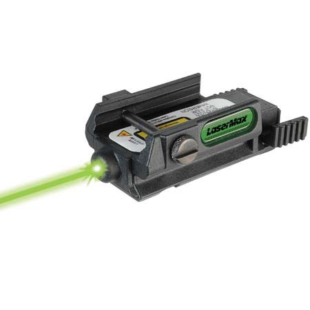 LaserMax Rail Mount Green Laser Sight for Firearms with Picatinny or Weaver Style Rails at Least 1.75" Long