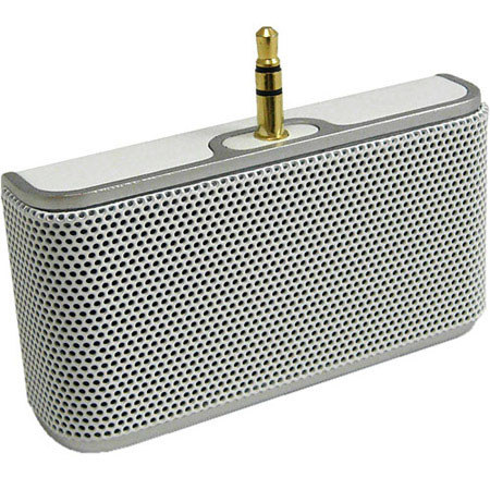 Macally TurboTune Stereo Speakers with Built-in Rechargeable Li-ion Battery for iPod image