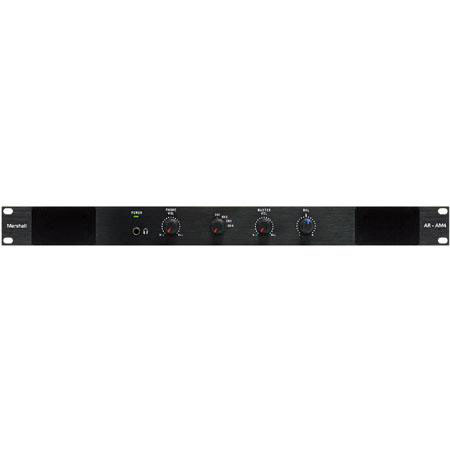 Marshall AR-AM4, 1RU Rack Mountable 4 Channel Analog Audio Monitoring System, with 4 Analog XLR Inputs & 1 Passive XLR Output