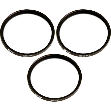 Tiffen 52mm Close-up Filter Set with +1, +2 &amp; +4 Macro Lenses. image