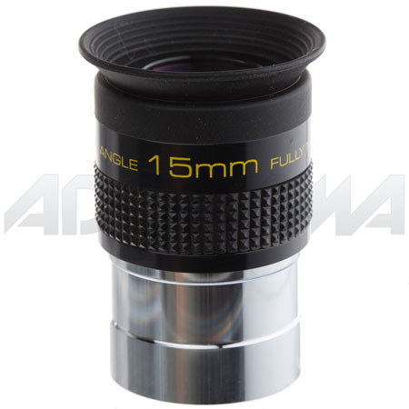 Meade 15mm Series 4000 QX 1.25&quot; Wide Angle Eyepiece with 70 Degree Field of View. image