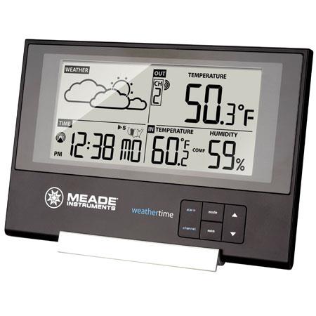 Meade TE346W Slim Line Personal Weather Station with Atomic 