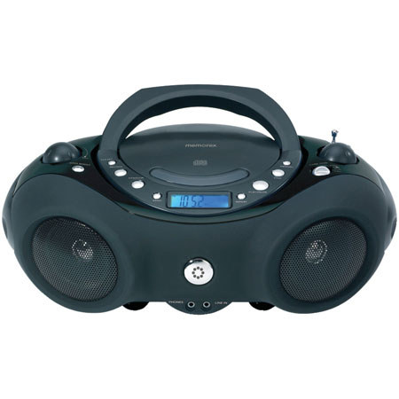 Memorex Portable CD Boombox with AM/FM Radio