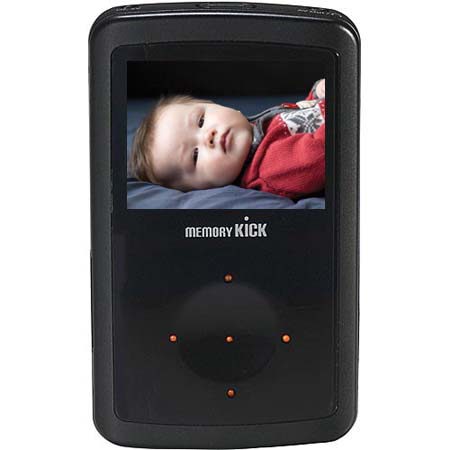 Memory Kick 120 GB MediaCenter HDD Portable Multimedia Photo Viewer &amp; Manager with USB 2.0 Interface - Black image