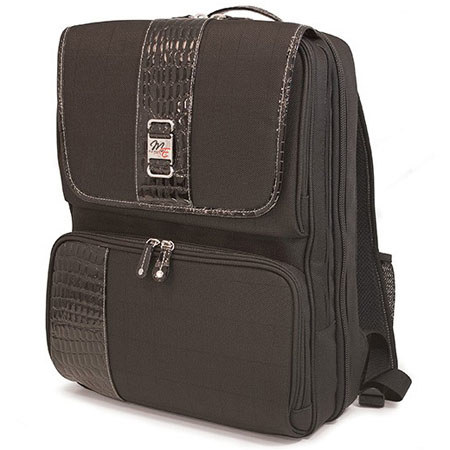Mobile Edge Woman's ScanFast Onyx, Checkpoint Friendly Ballistic Nylon Backpack, Holds 16" Notebooks, Black