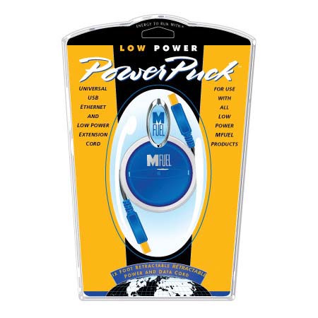 MFuel Low Power Power Puck, with Universal USB Ethernet & Low Power Extension Cord